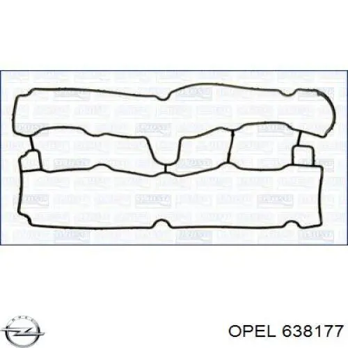 Прокладка клапанної кришки двигуна Opel 638177