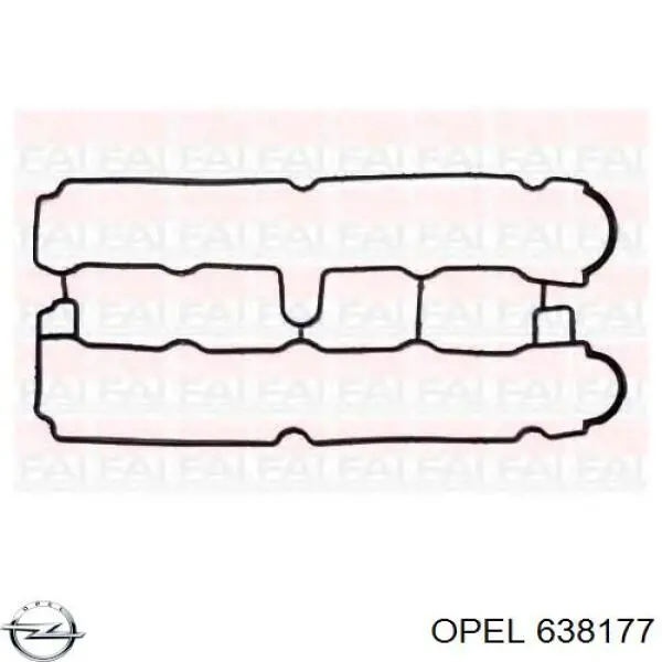 Купити 638177 Opel Прокладка клапанної кришки