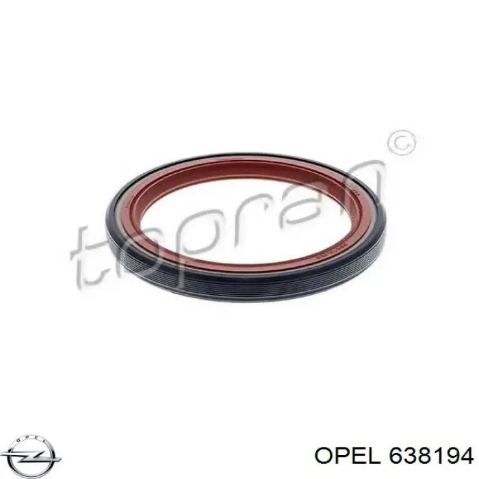 638194 Opel сальник распредвала двигуна, задній