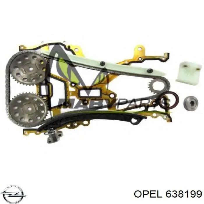 Купити 638199 Opel Сальник коленвала передній