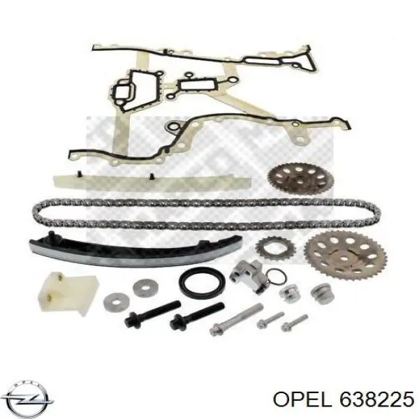 Прокладка передньої кришки двигуна 638225 Opel