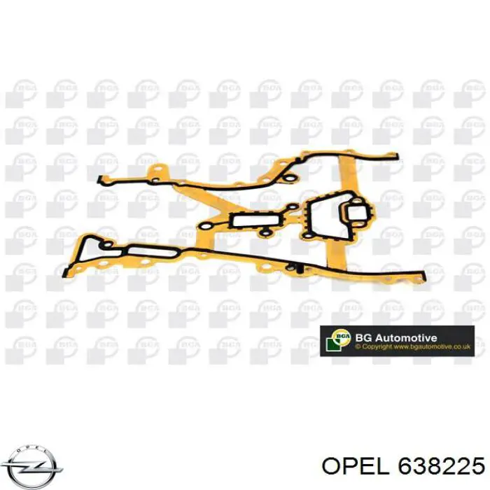 Купити 638225 Opel Прокладка передньої кришки двигуна