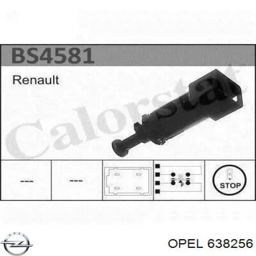 Купити 638256 Opel Прокладка передньої кришки двигуна, права
