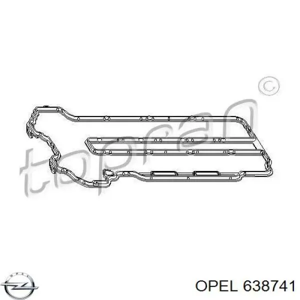 638741 Opel прокладка клапанної кришки двигуна