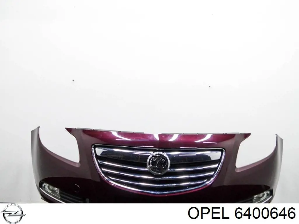 6400646 Opel бампер передній