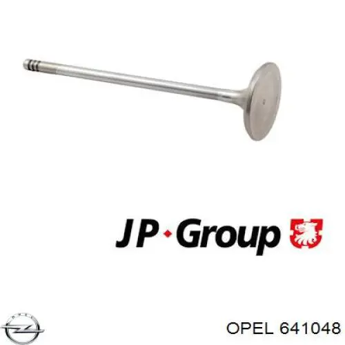 641048 Opel клапан впускний