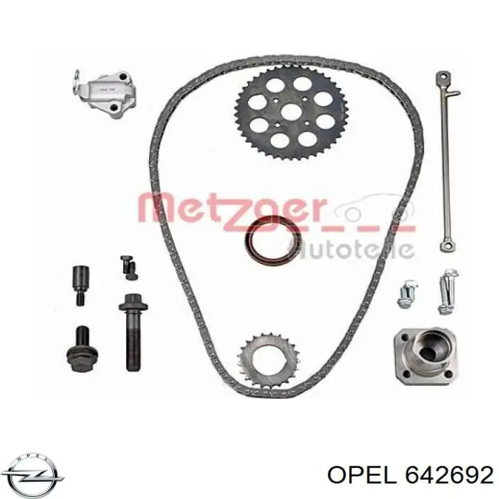 Башмак натягувача ланцюга ГРМ Opel 642692 ціна, від 6.49 USD