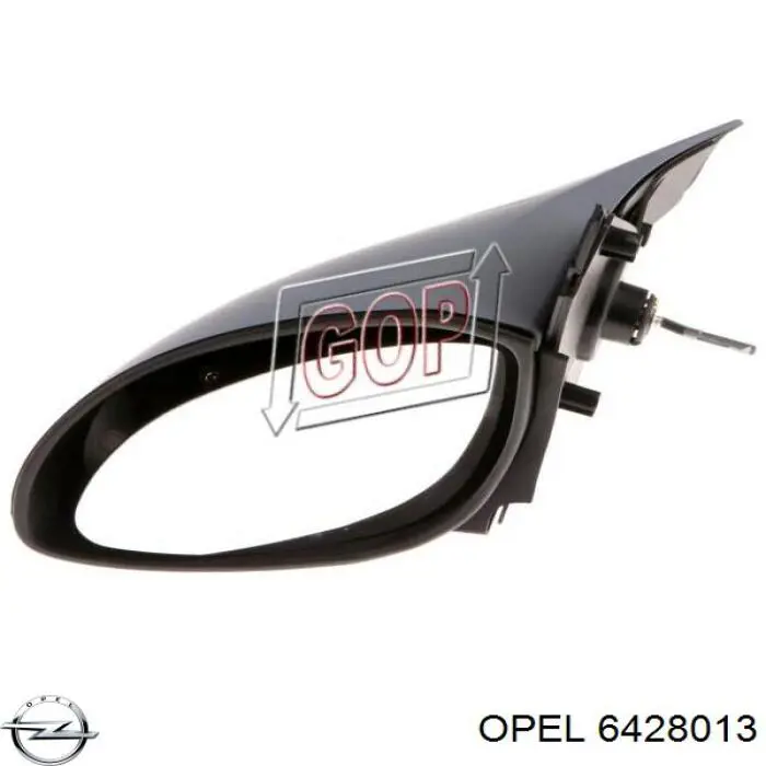 Купити 6428013 Opel Бічне дзеркало заднього виду ліве