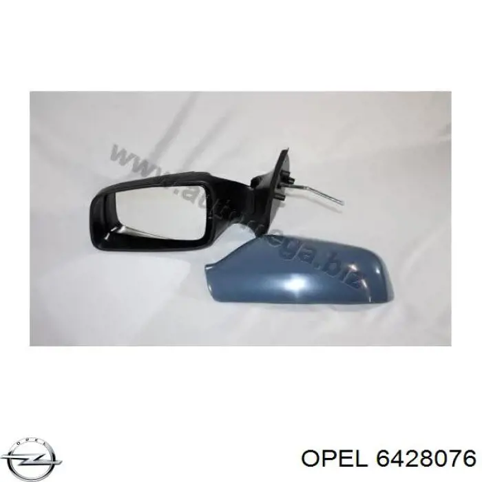 6428076 Opel Дзеркало заднього виду, ліве