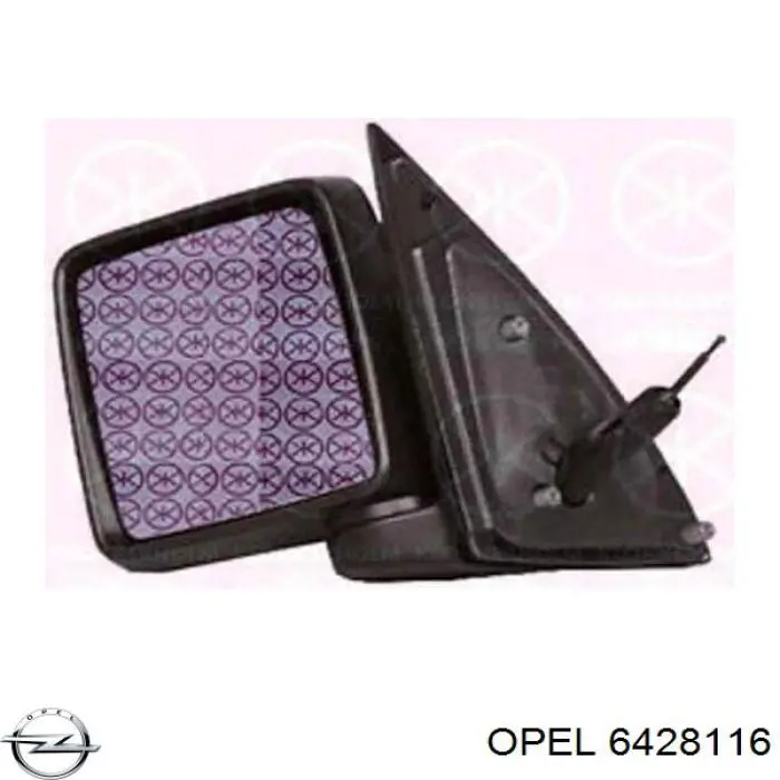 Купити 6428116 Opel Бічне дзеркало заднього виду ліве