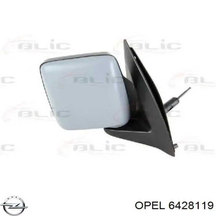 Дзеркало праве 6428119 Opel