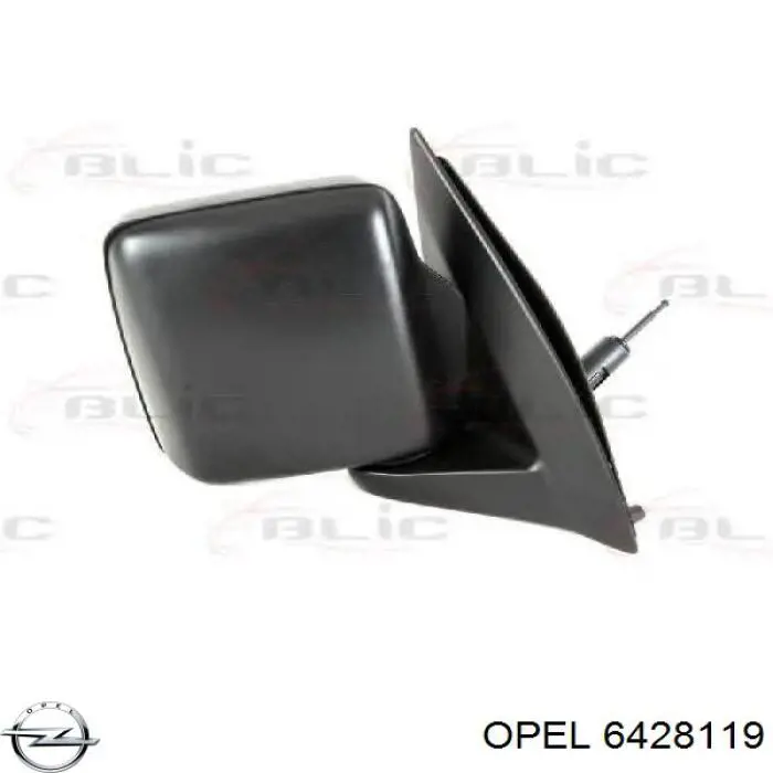 6428119 Opel Праве дзеркало заднього виду