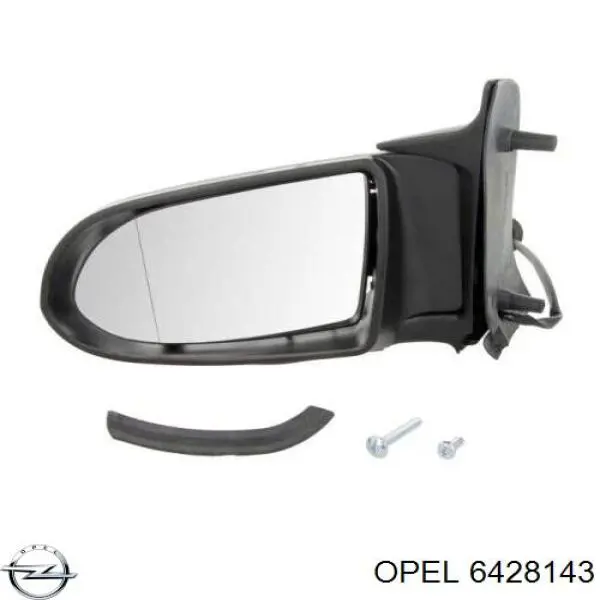 Накладка правого дзеркала заднього виду Opel 6428143 ціна, від 10.82 USD