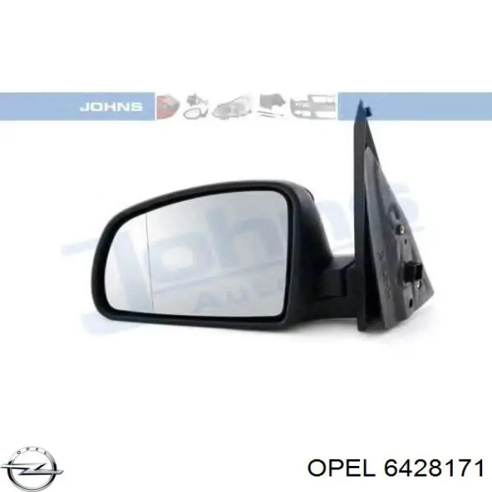 Купити 6428171 Opel Бічне дзеркало заднього виду ліве