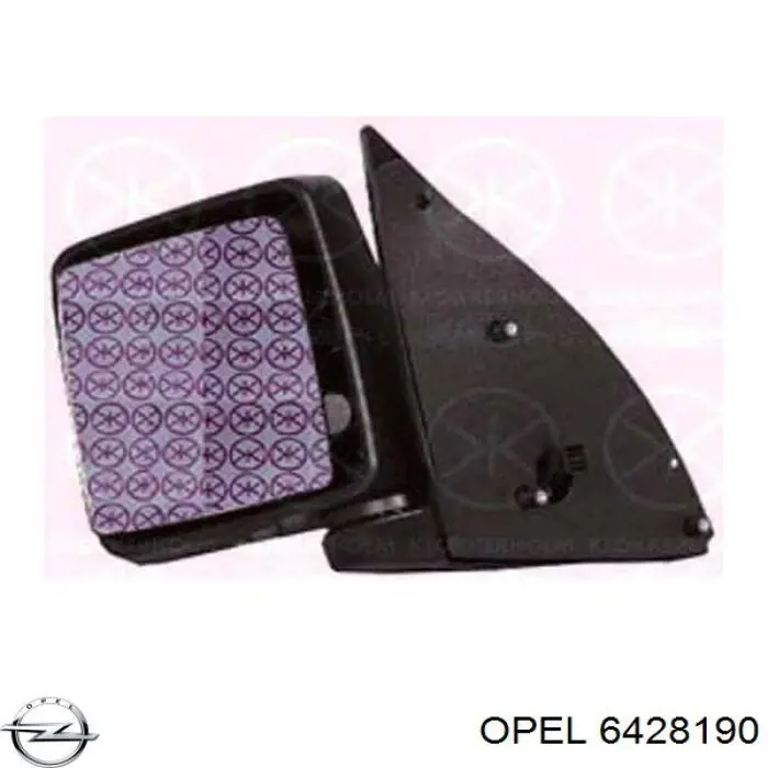 Ліве бічне дзеркало Opel 6428190 ціна, від 47.30 USD