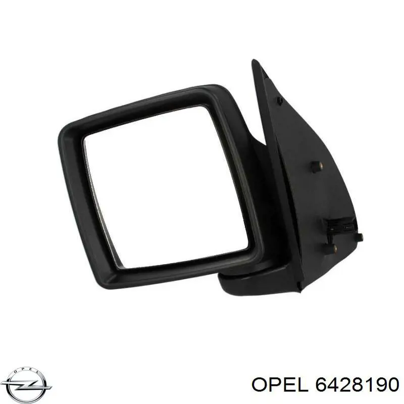 6428190 Opel Дзеркало заднього виду, ліве
