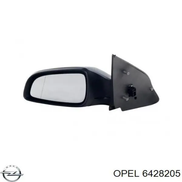 6428205 Opel Дзеркало заднього виду, ліве