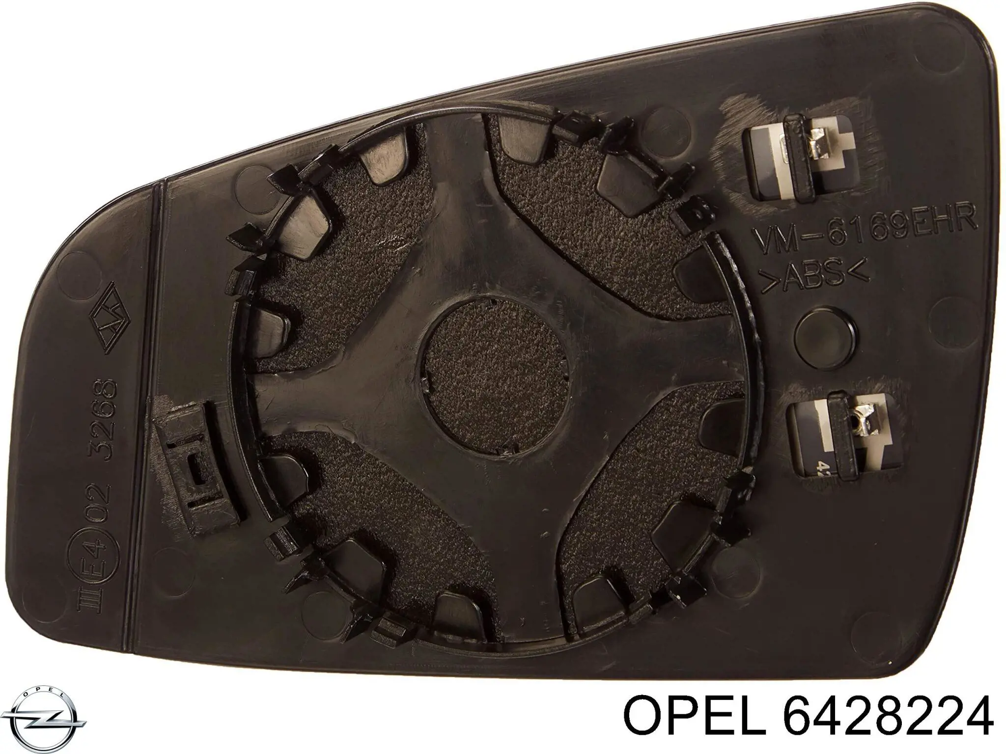 6428224 Opel дзеркало заднього виду, праве