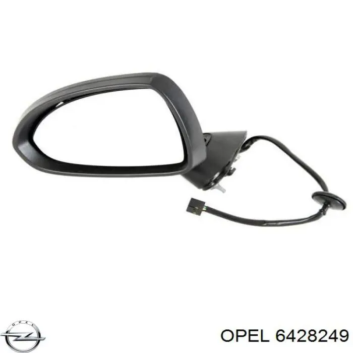 Купити 13188496 Opel Бічне дзеркало заднього виду ліве
