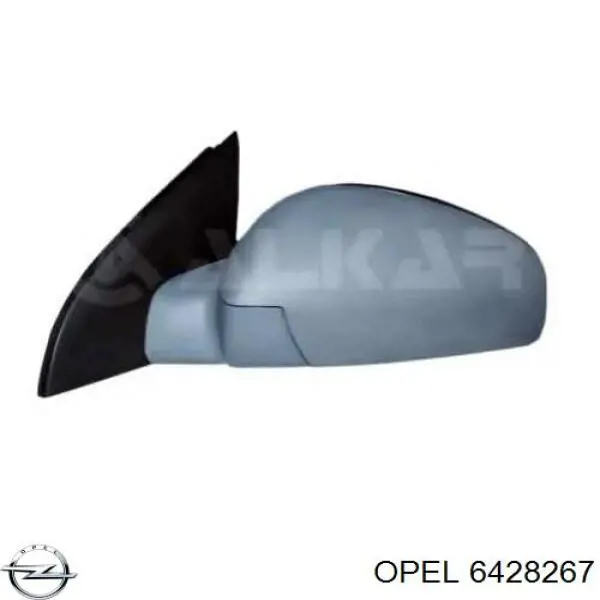 Ліве бокове дзеркало 6428267 Opel