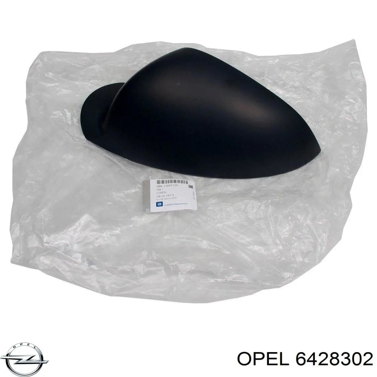 Накладка лівого бокового дзеркала Opel 6428302 ціна, від 9.60 USD