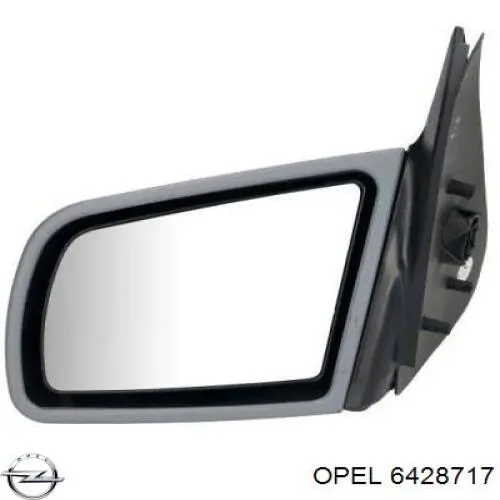 Дзеркальний елемент лівого дзеркала заднього виду Opel 6428717 ціна, від 7.54 USD