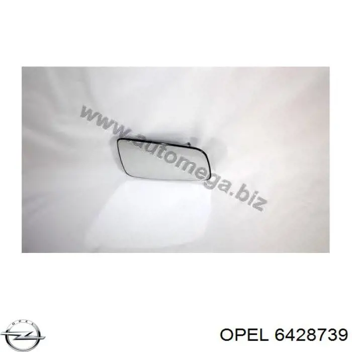 Купити 6428739 Opel Скло дзеркала заднього виду, правого
