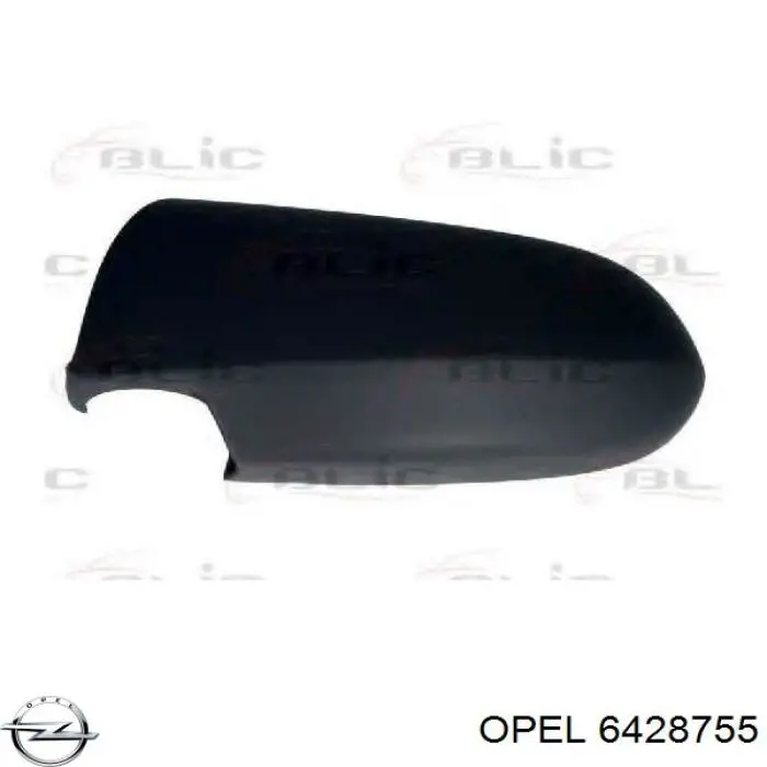Накладка лівого бокового дзеркала Opel 6428755 ціна, від 15.18 USD