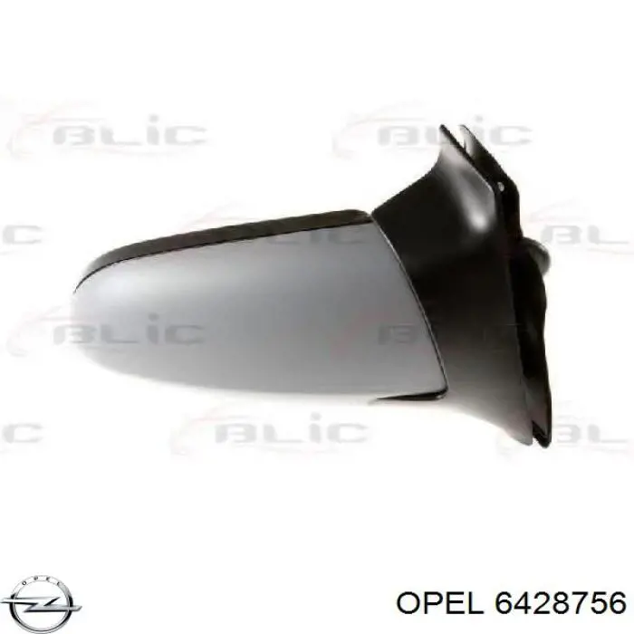 6428756 Opel накладка дзеркала заднього виду, права