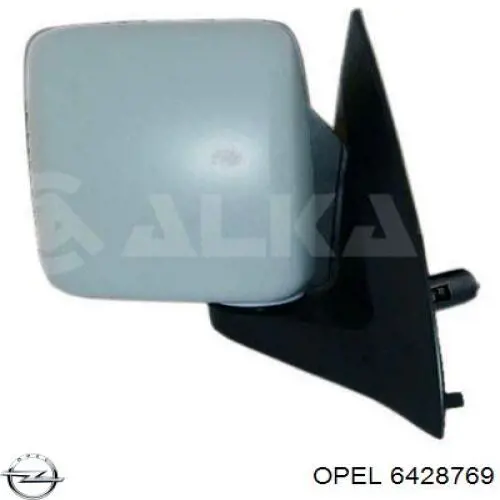 Скло дзеркала заднього виду, правого Opel 6428769 ціна, від 9.12 USD