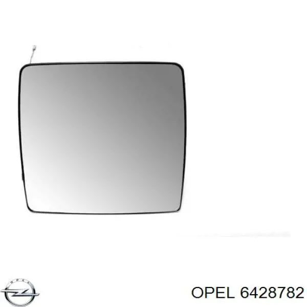 Купити 6428782 Opel Скло дзеркала заднього виду, правого