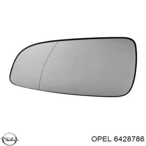 Скло дзеркала заднього виду, лівого Opel 6428786 ціна, від 7.22 USD