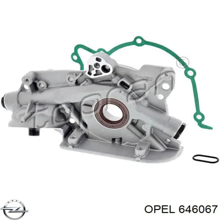 646067 Opel насос масляний