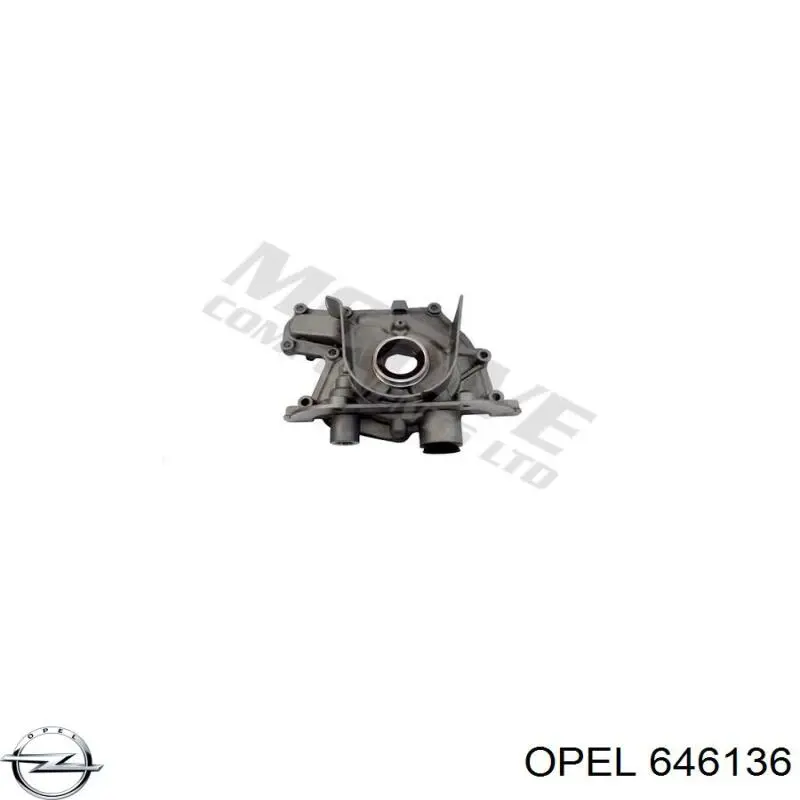 Помпа масляна Opel 646136 ціна, від 187.68 USD