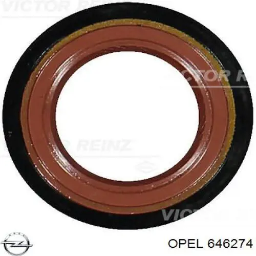 Сальник коленвала двигуна, передній Opel 646274 ціна, від 3.61 USD