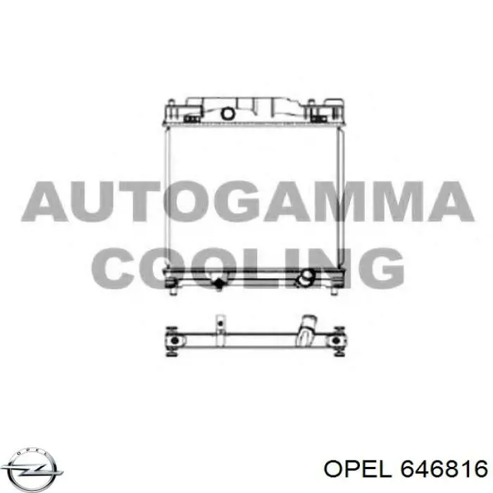 Сальник коленвала двигуна, передній Opel 646816 ціна, від 2.69 USD