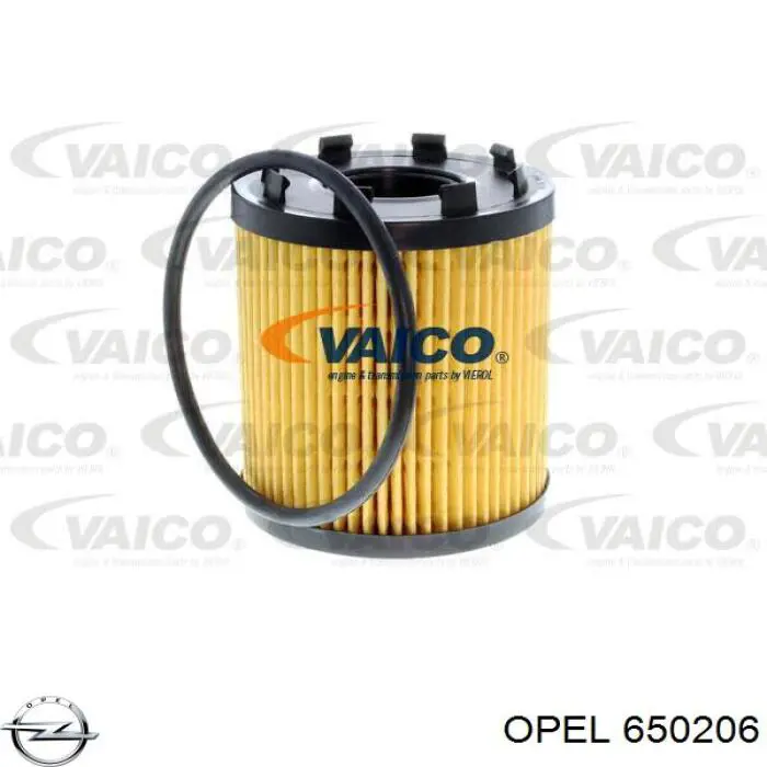 Масляний фільтр 650206 Opel