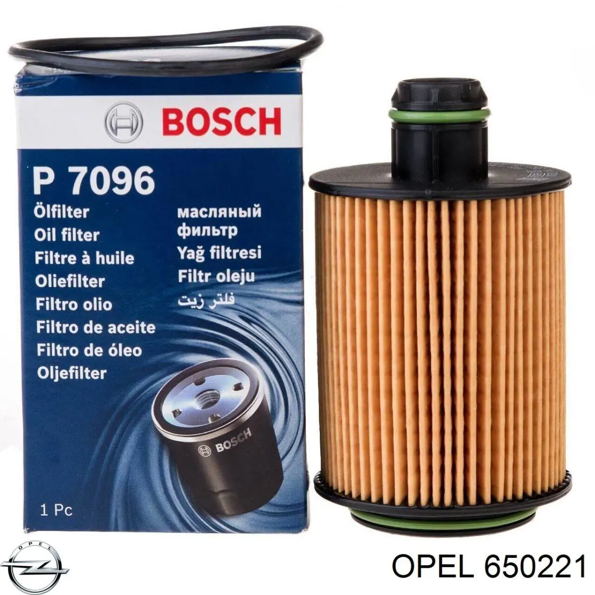 650221 Opel фільтр масляний
