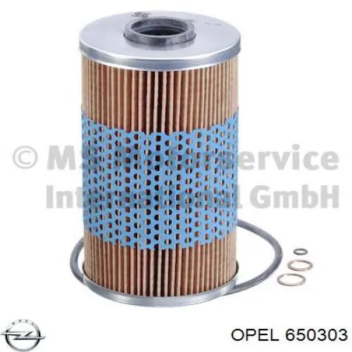 Масляний фільтр двигуна Opel 650303 ціна, від 5.34 USD