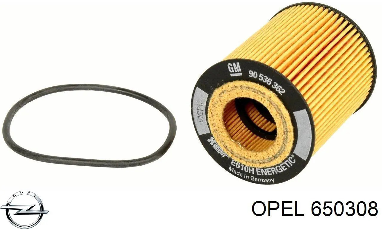 650308 Opel фільтр масляний