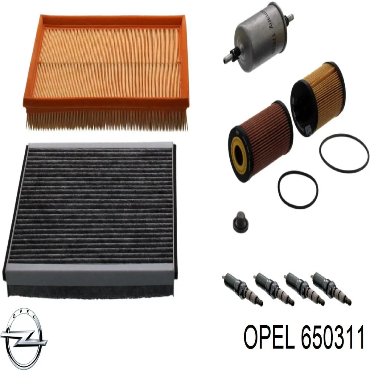 Масляний фільтр двигуна Opel 650311 ціна, від 3.36 USD