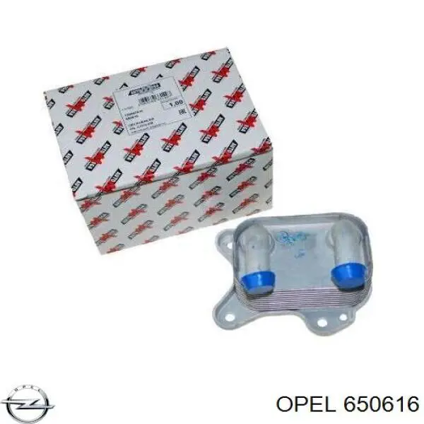 Масляний радіатор охолодження рідини АКПП Opel 650616