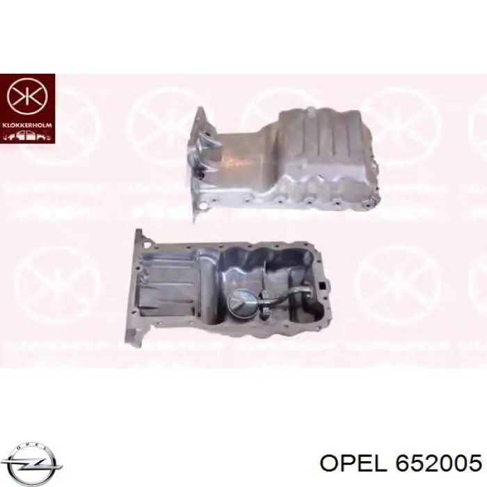 652005 Opel піддон масляний картера двигуна