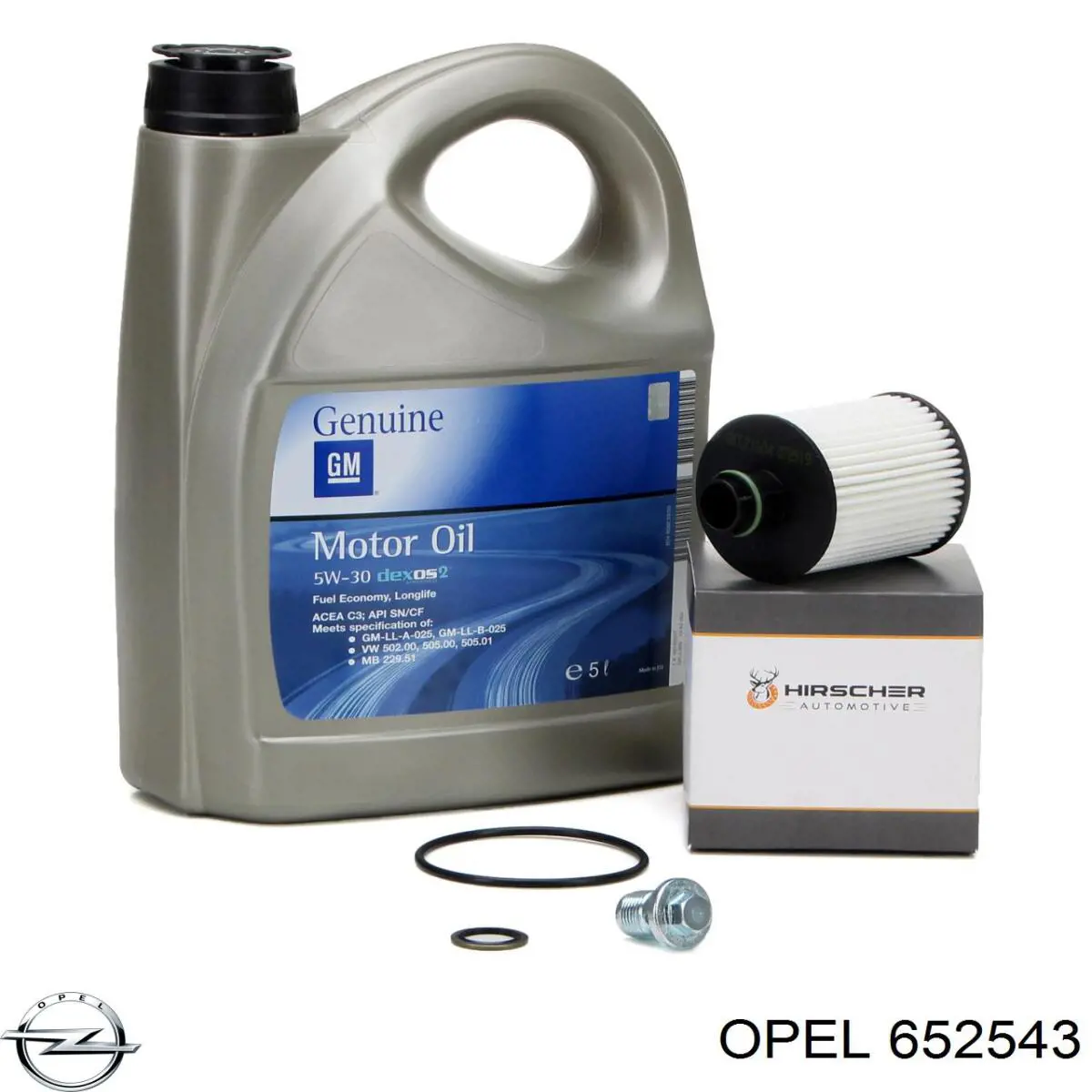 Прокладка пробки піддону двигуна Opel 652543