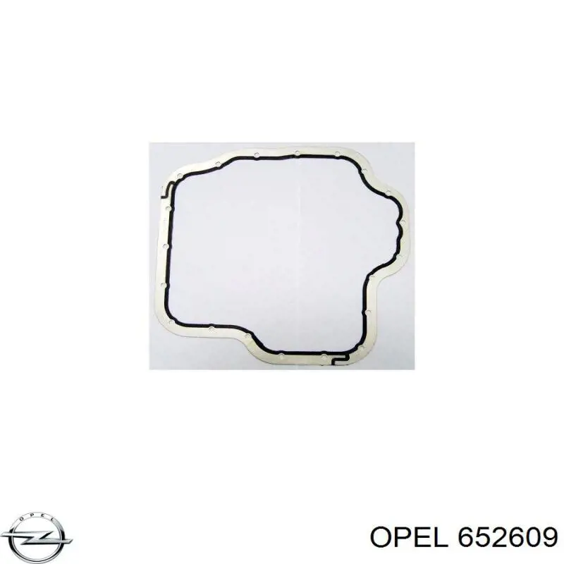 652609 Opel прокладка піддону картера двигуна, нижня