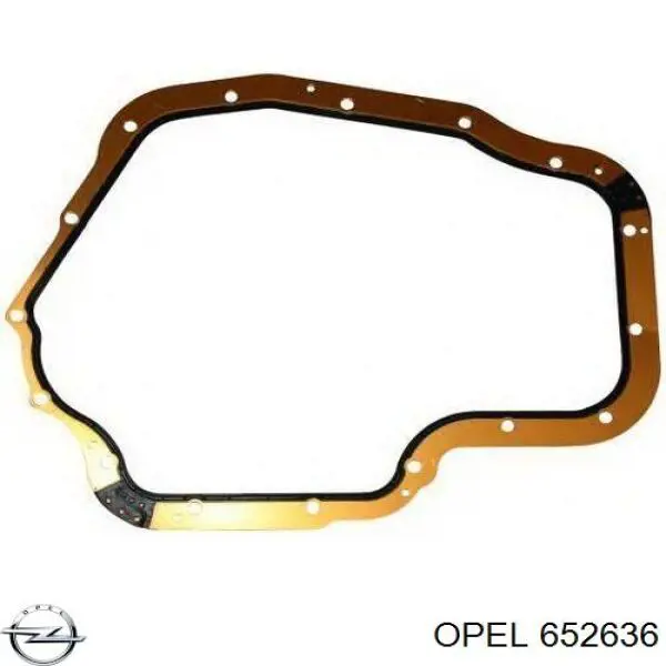652636 Opel прокладка піддону картера двигуна, нижня