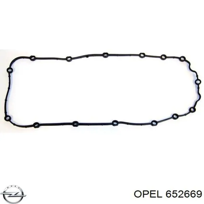652669 Opel прокладка піддону картера двигуна