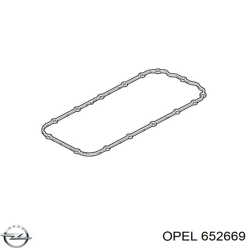 Прокладка піддону картера двигуна Opel 652669 ціна, від 7.99 USD