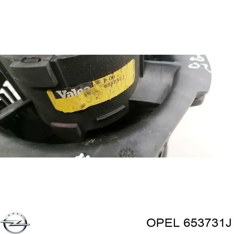 Купити 653731J Opel Електродвигуни (електродвигун обігрівача) або розетка причепа штепсельная