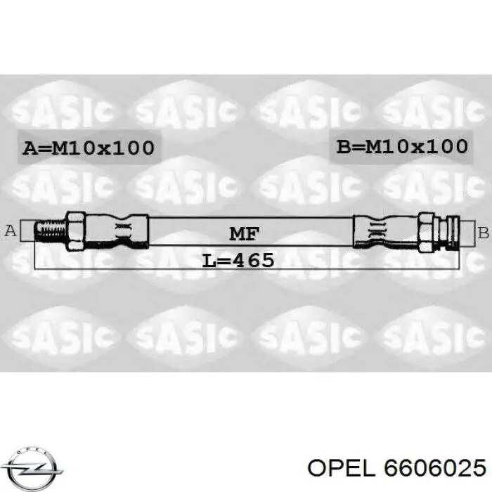 Ланцюг ГРМ, комплект Opel 6606025 ціна, від 168.71 USD